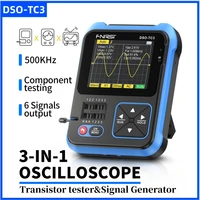 FNIRSI DSO-TC3 Digital Oscilloscope Transistor Tester Function Signal Generator Three/TwoIn One Multi-function Tester 2