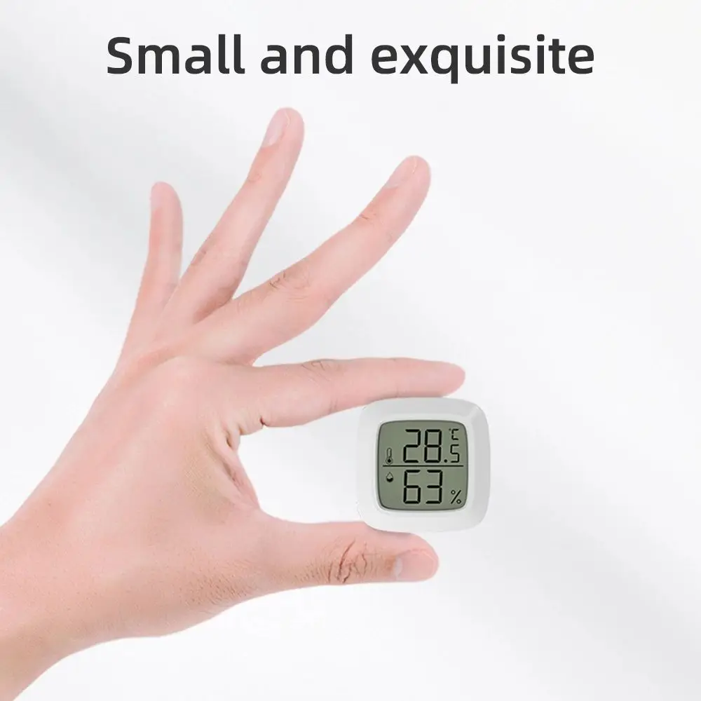 Magnetic Mini LCD Digital Room Thermometer Temperature Sensor Humidity Meter Indoor Hygrometer Gauge Weather Station 3