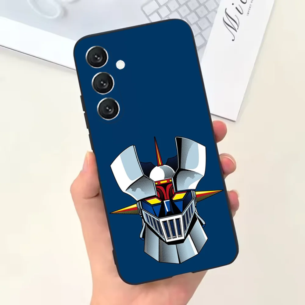 Mazinger Z Robot Themed Soft Black Phone Case