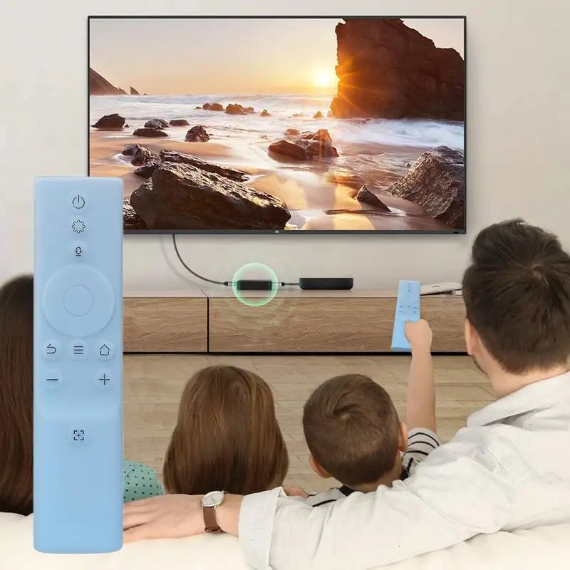 Remote Control Silicone Protective Case Smart TV Remote Control Case Dustproof Silicone Sleeve For Smart TV