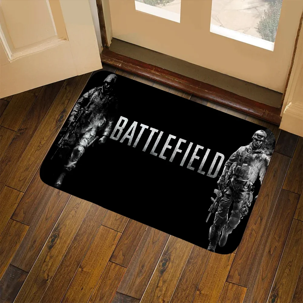 

Battlefield Non Slip Carpet for Kitchen Rug for Bed Room Mats Super Absorbent Bathroom Rug Entrance Door Doormat Bath Mat Floor