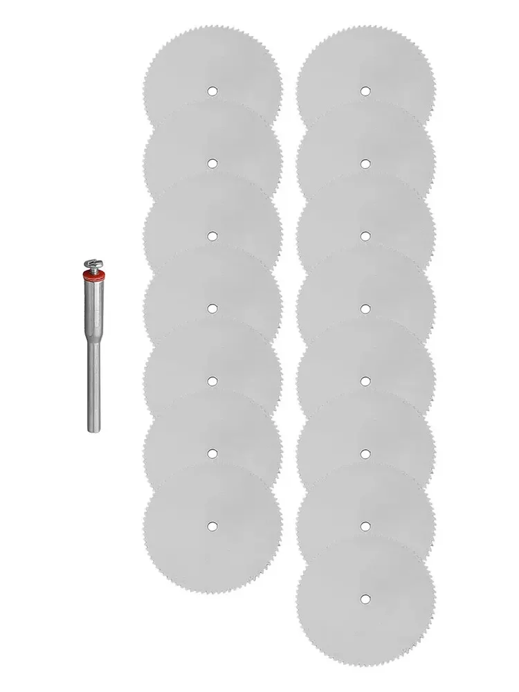 15Pcs Mini Circular Saw Blade Electric Grinding Cutting Disc Rotary Tool For Dremel Metal Cutter Power Tool Wood Cutting Discs angle grinder