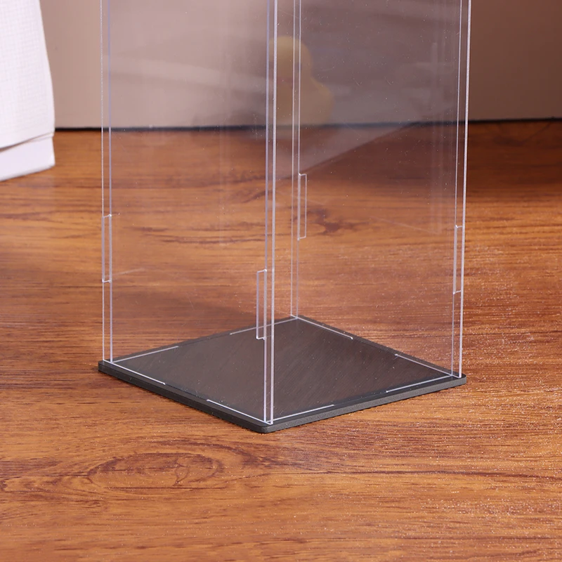 1Pc Transparent Acrylic Display Box Storage Dustproof Protection Display Cabinet Box For Dolls/Toys/Collectibles 22 Sizes 5