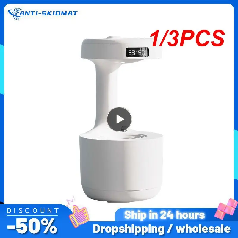 

1/3PCS Anti Gravity USB Air Humidifier Ultrasonic Air Purifier 800ML Levitating Water Drops Mist Maker Fogger Perfume