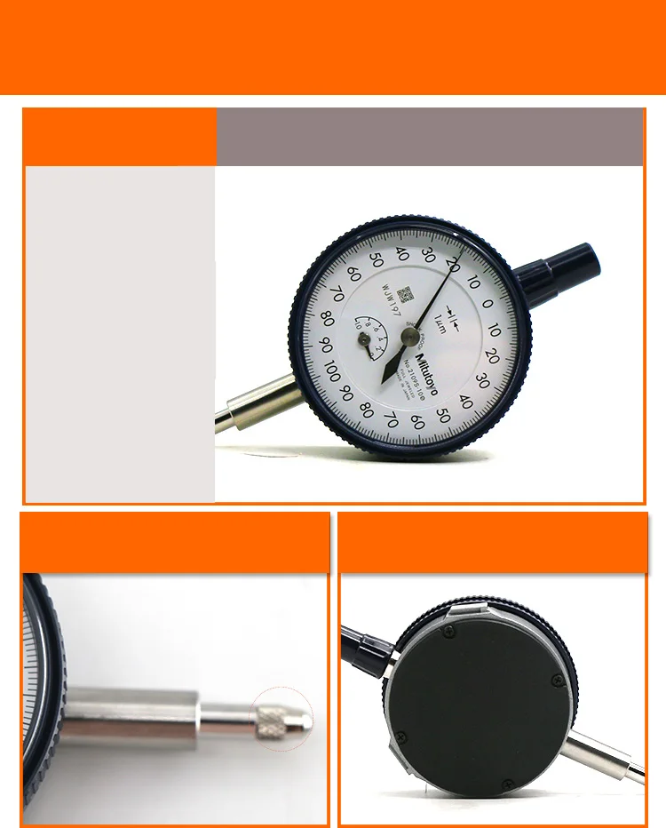 Comparatore Centesimale Rupac MicroMet A Quadrante Piccolo Risoluzione 001mm P 16031 - Foto 1