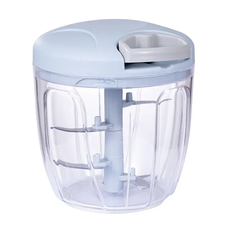 Food Processor 500 900ML Hand Chopper Manual Rope Silcer Shredder Salad Maker Garlic Onion Cutter Kitchen Tool