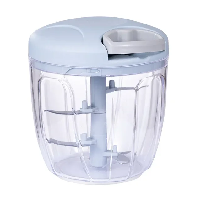 500/900ML Hand Chopper Manual Rope Food Processor Silcer Shredder Salad Maker Garlic Onion Cutter Kitchen Tool Accessories 4