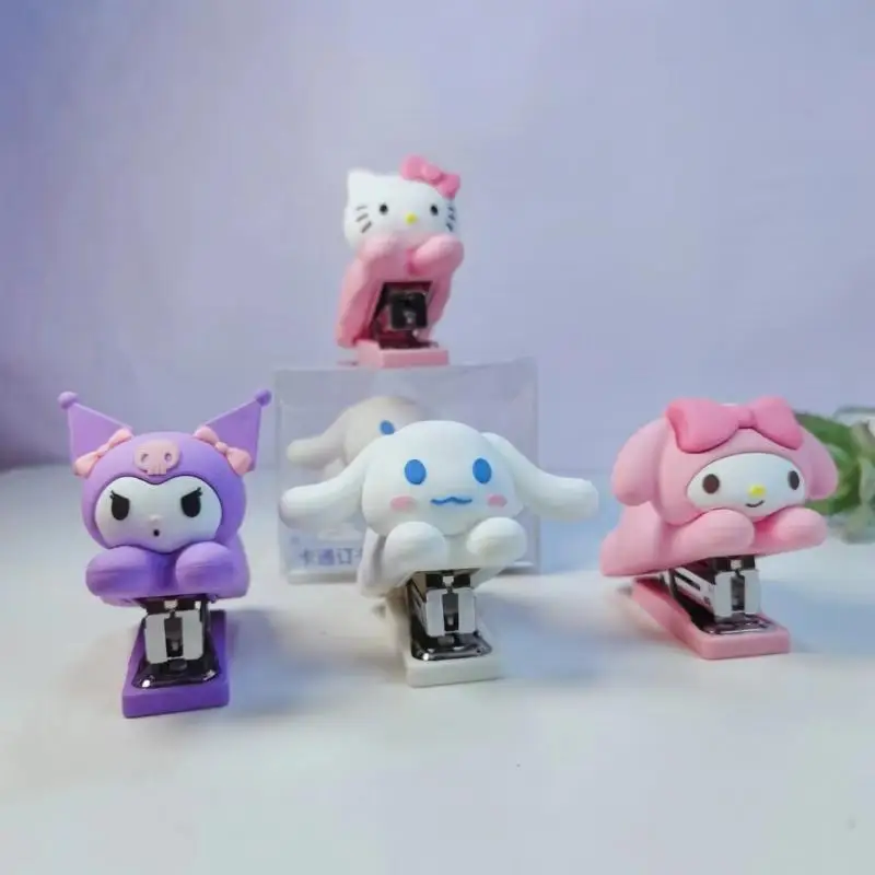 

Kawaii Sanrio Kuromi My Melody Cinnamoroll Kitty аниме мультяшный набор детской одежды офисная маленькая Студенческая силиконовая переплетная машина