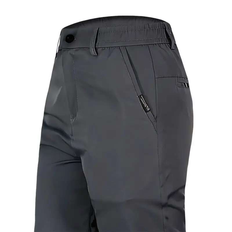 Men's Ice Silk Straight Leg Thin Breathable Casual Pants