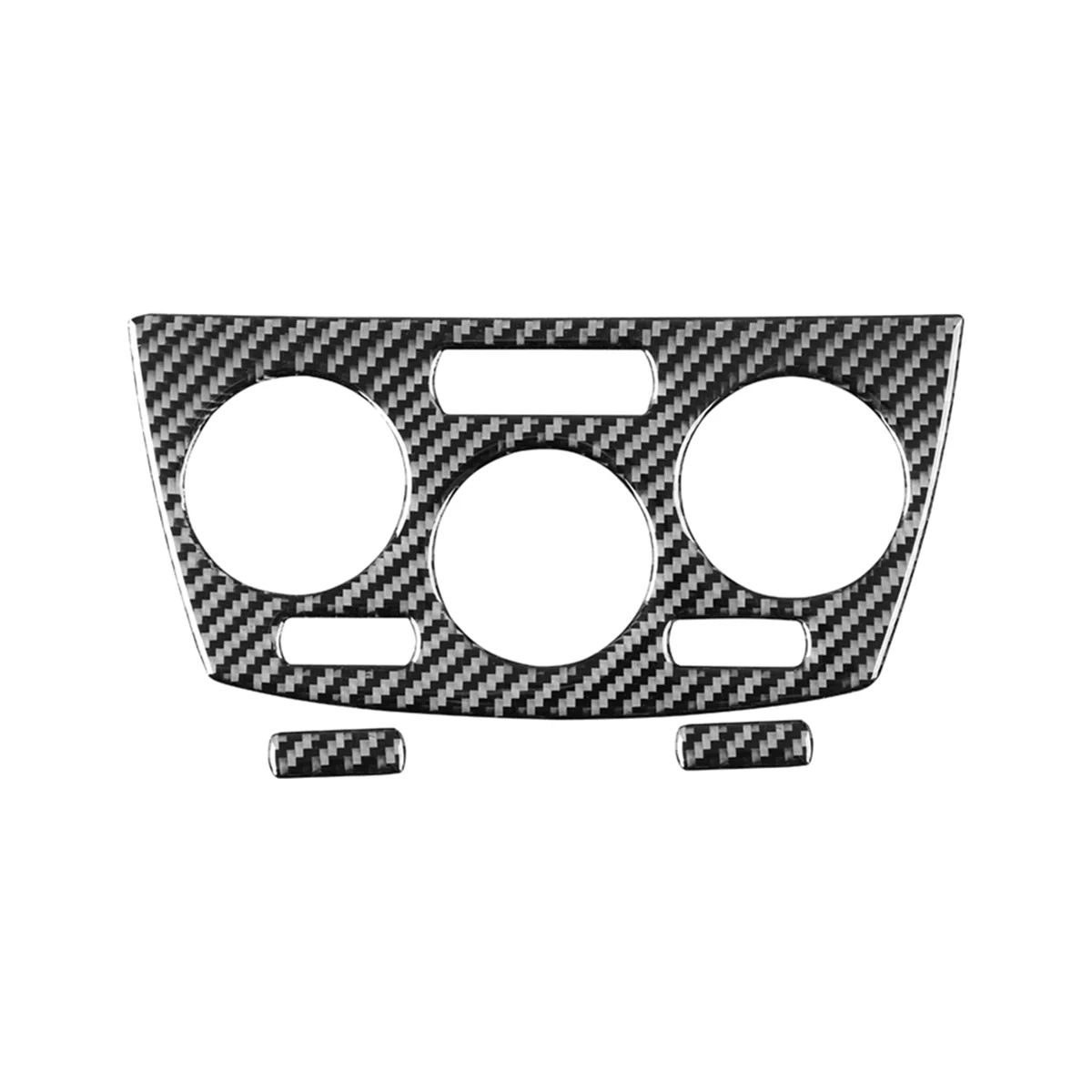 For Subaru Forester 2009-2012 Soft Carbon Fiber Car Central Control Air Outlet Cover Trim Sticker Accessories 1