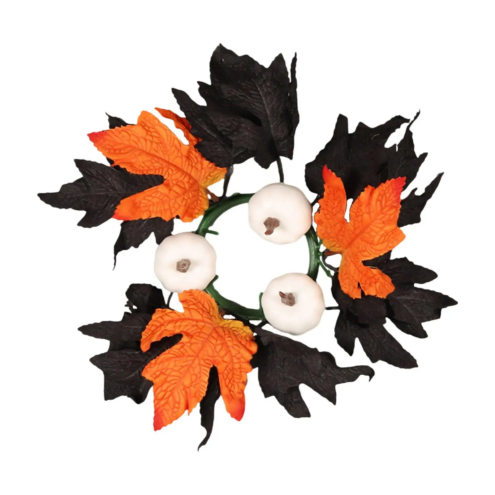 Halloween Candle Wreath Home Decoration for Thanksgiving Party Supplies Fall