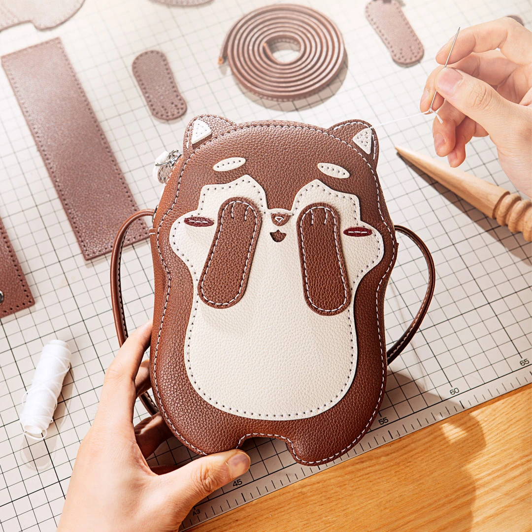 

Handmade DIY Cowhide Material Bag