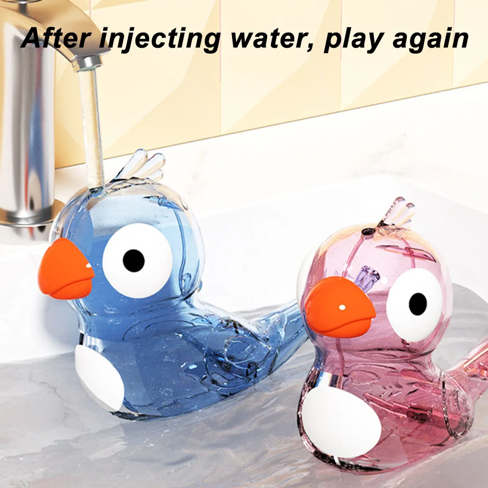 For Outdoor Play Interactive Whistle Toy Chirping Whistle Water-Activated Sound 2-in-1 Feature Colorful Bath Toys