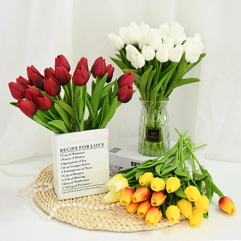Growhabity – Uv Resistant Lifelike Artificial Tulips Flowers