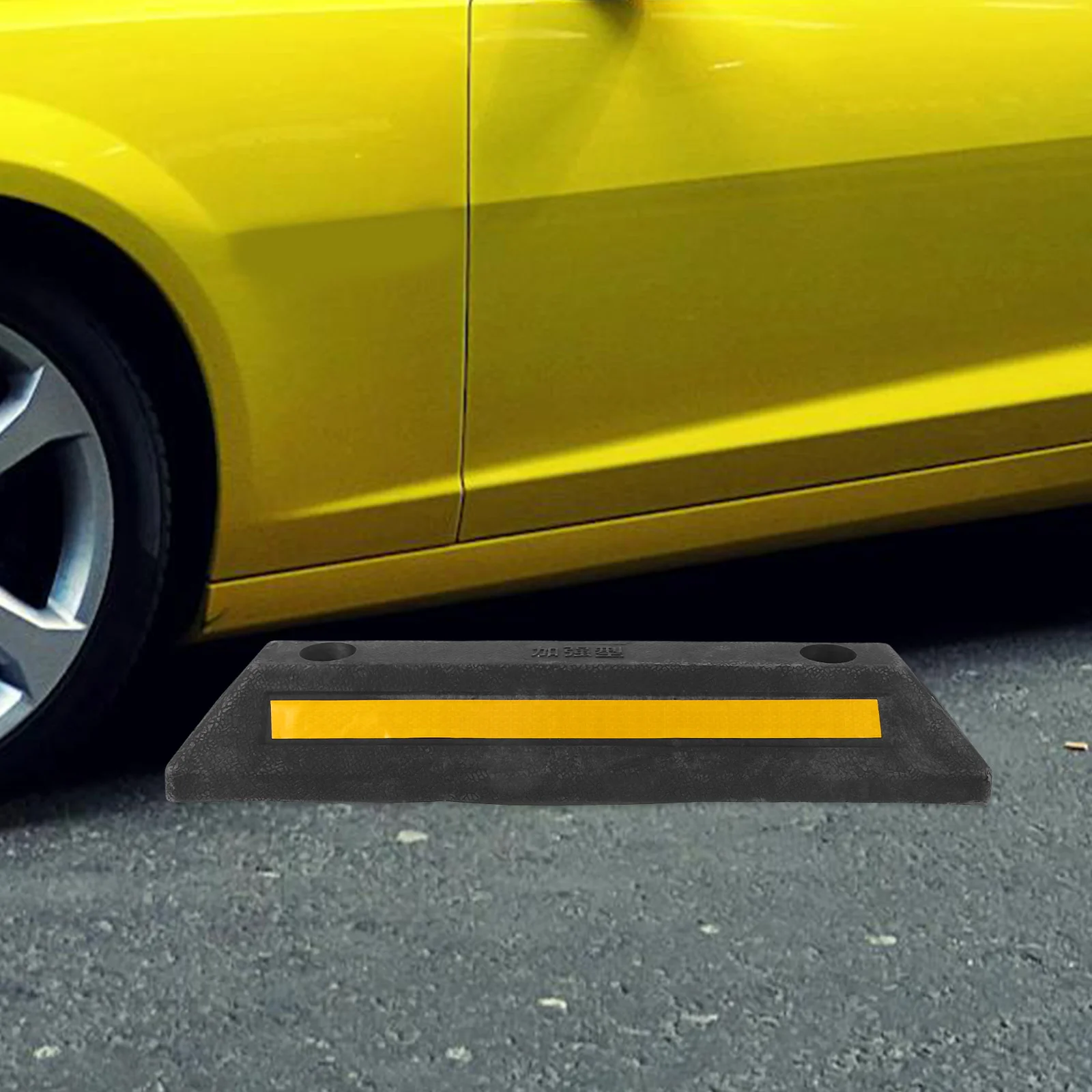 Tire Stops for Garage Floor Parking Stopper Rubber Car Accessories Truck Stoppers