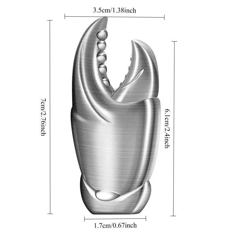 Stainless Steel Beer Bottle Opener Stainless Steel Bottle Opener Stylish Crab Claw Opener Multifunctional for Party for Men