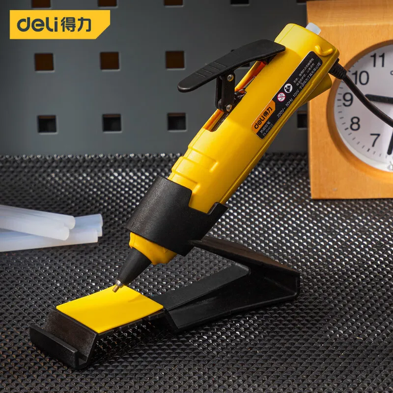 

Deli Mini Hot Melt Glue Gun Tool AC Plug 10W Low Voltage Safety High Viscosity 7mm Glue Stick Household Tool DIY Power Tool