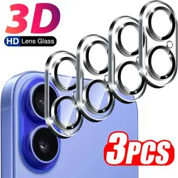 Tempered Glass Camera Lens Protectors - 3 Pack, HD Clear & Waterproof - 3Pcs Night Circle (For iPhone 17)