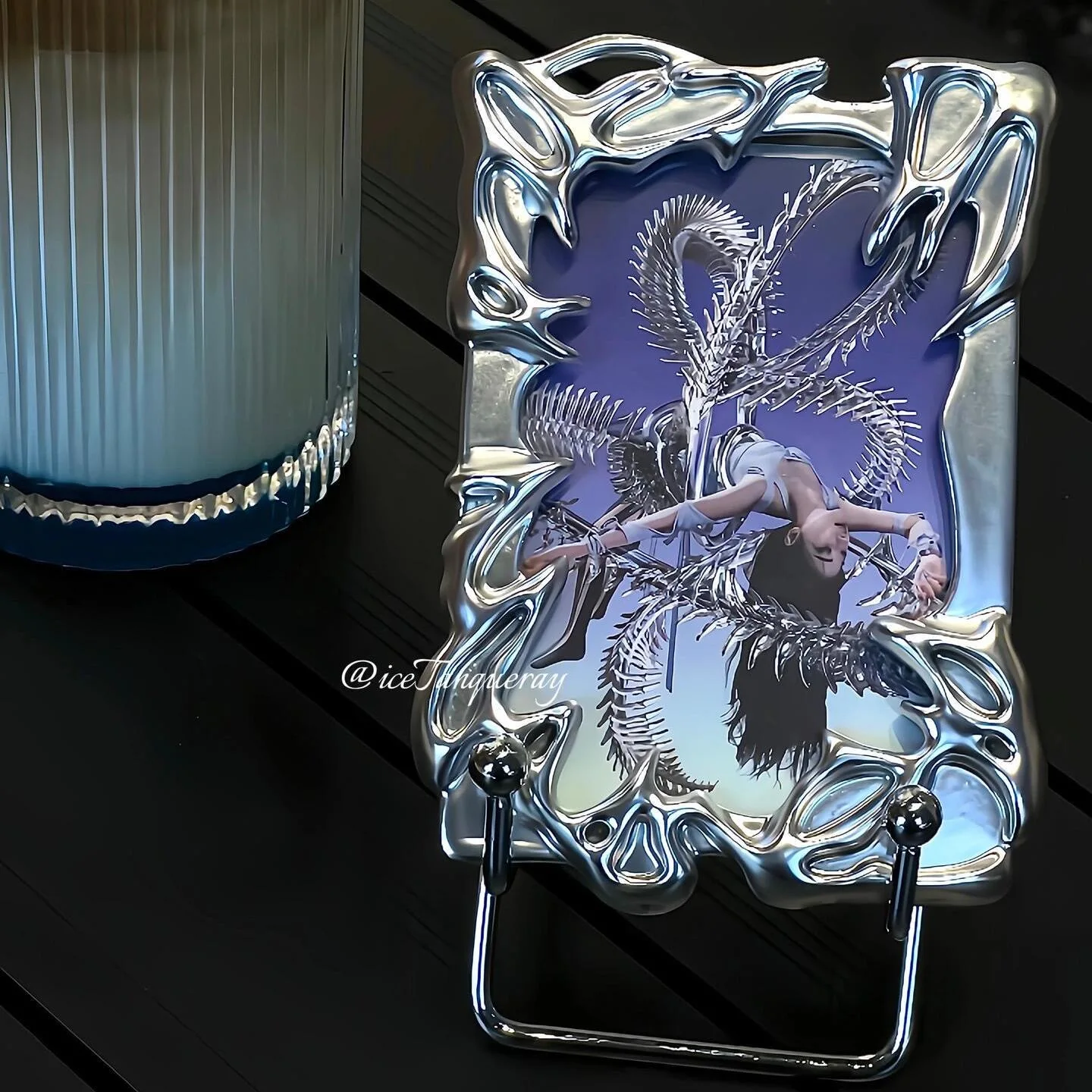 

Серебряный металлический стиль фотография Фотообои