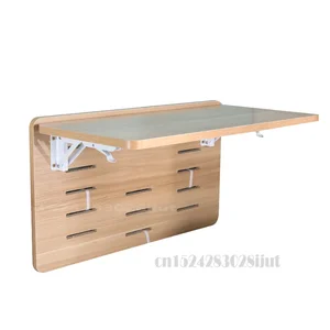 Складной деревянный стол для кровати, подвесной игровой компьютерный стол, переносной ленивый стол для хранения, Нагрузка 30 кг, тяжелая загрузка