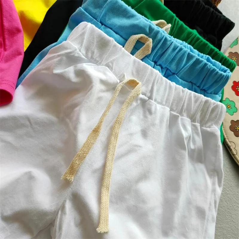 Kids Shorts Kids Girls Sport Shorts Korean Candy Color Cotton Panties 2-10 Years Baby Boy Shorts Short Pant For Girls Summer