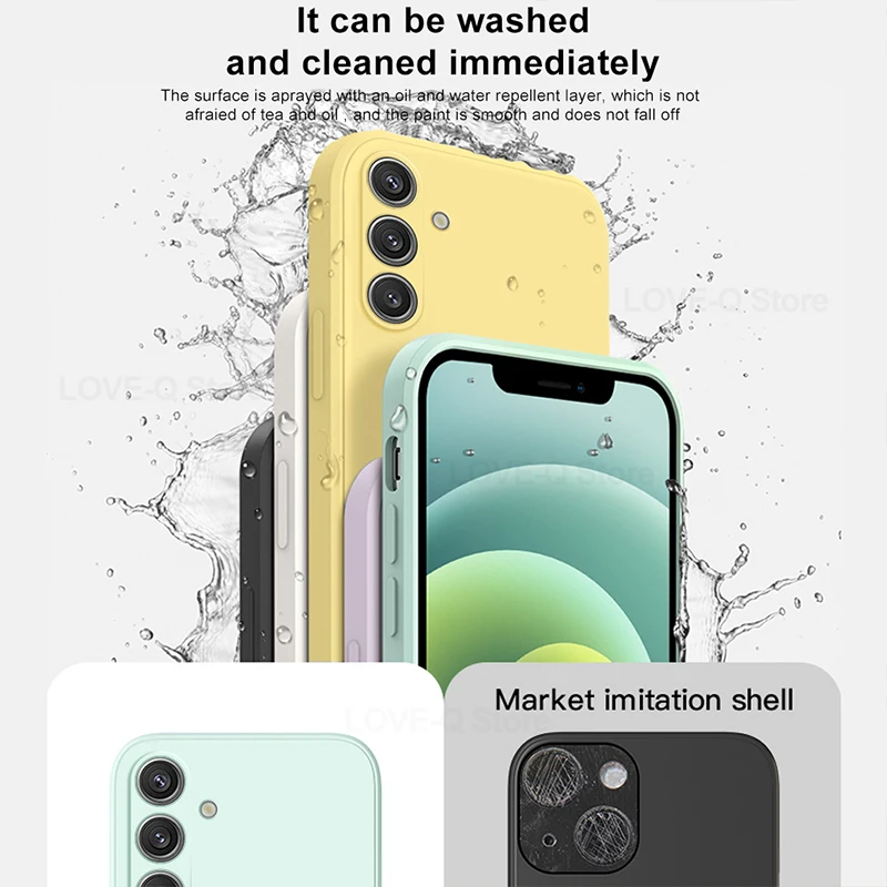 Liquid Silicone Soft Phone Case - Premium Protective Cover
