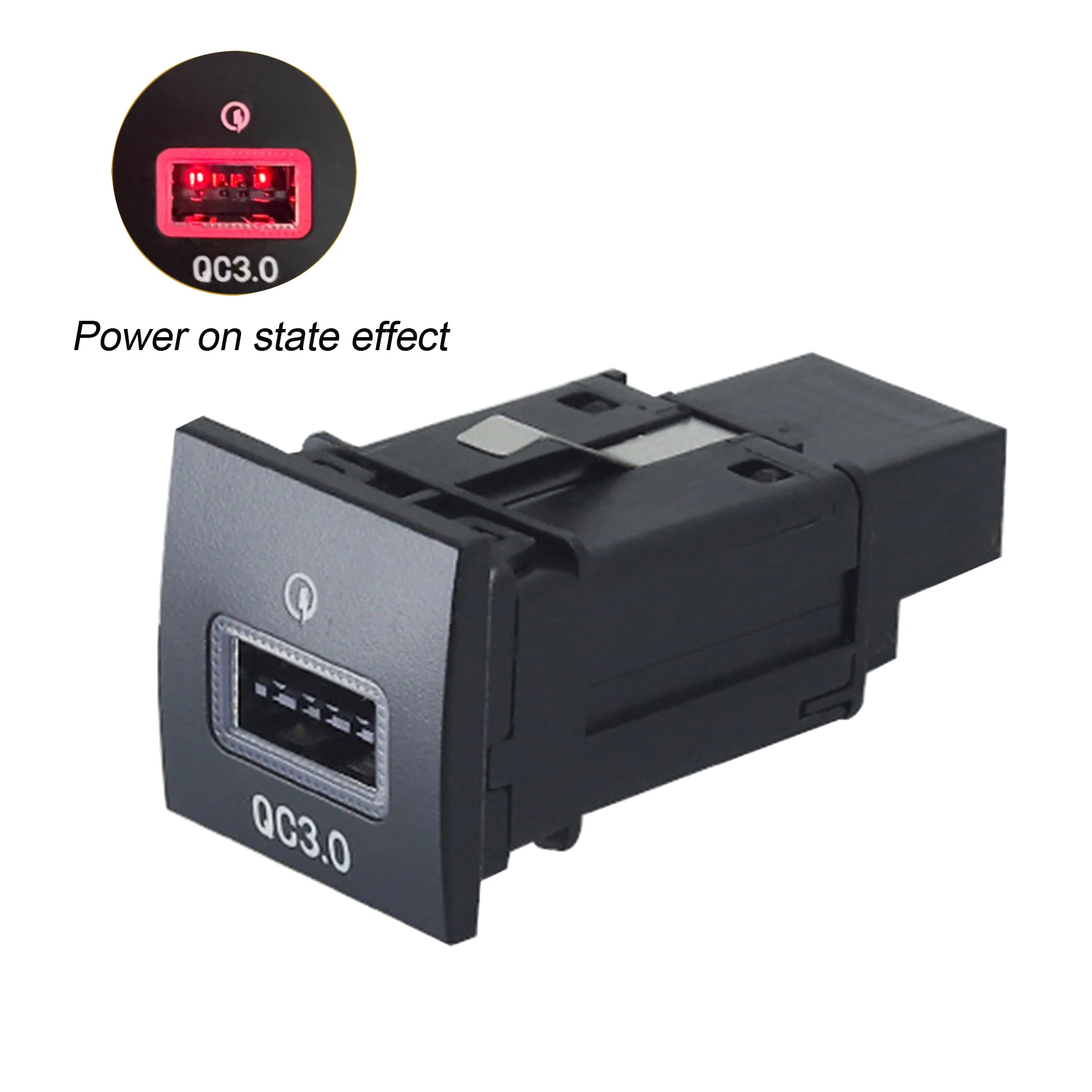 USB 충전기 소켓 고속 충전 어댑터, PD C타입 및 QC3.0 전원 콘센트 스위치, VW 골프 6 제타 5 MK5