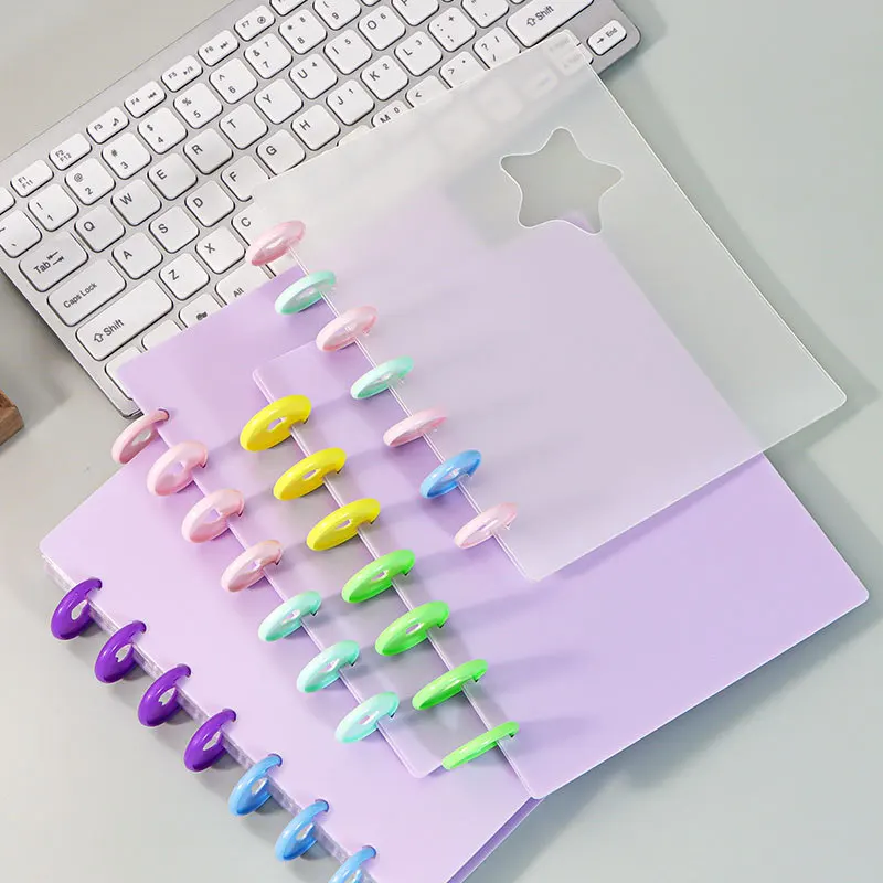 50Pcs 19mm/28mm/32mm Discs Mushroom Hole Binder Ring Discbound Planner Ring Binder Chest Disc Planner Binding Discs