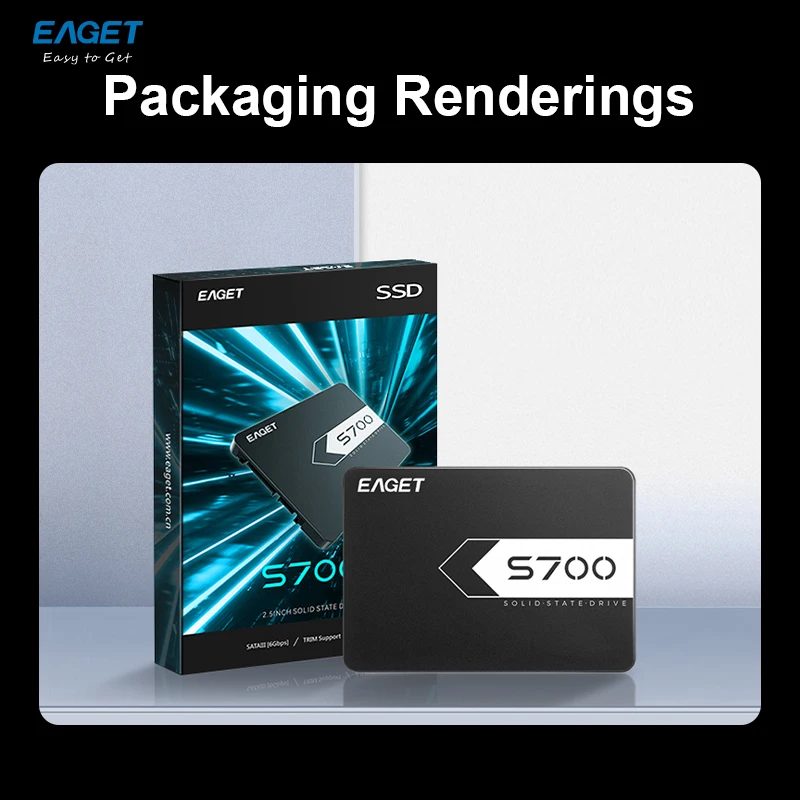 Eaget S700 SSD  ϵ ̺  Ƽ ָ Ʈ, 2.5 ϵ ̺, HD SATA ũ, 128GB, 256GB, 512GB, 1TB, 2TB, 4TB