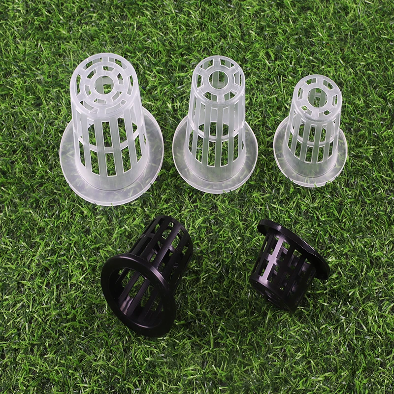 Hydroponic Basket Garden Vegetable Soilless Grow Net Pot Multi-Size Aeroponics Plastic Planting Mesh Pots 10pcs hydroponic plant pots