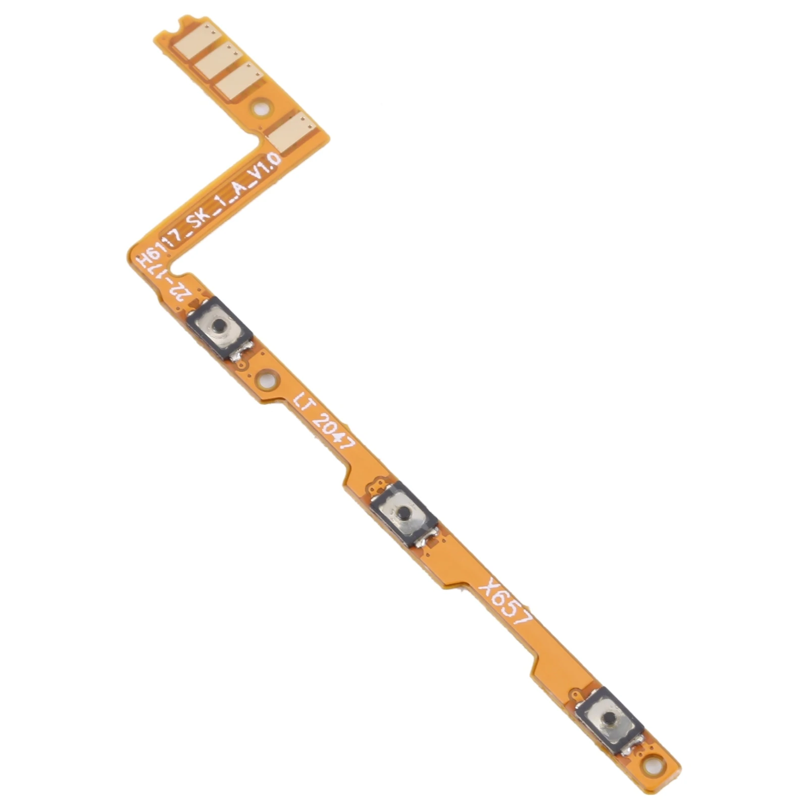 For Infinix Smart 5/Hot 10 Lite OEM Power Button & Volume Button Flex Cable Mobile Phone Replacement Parts