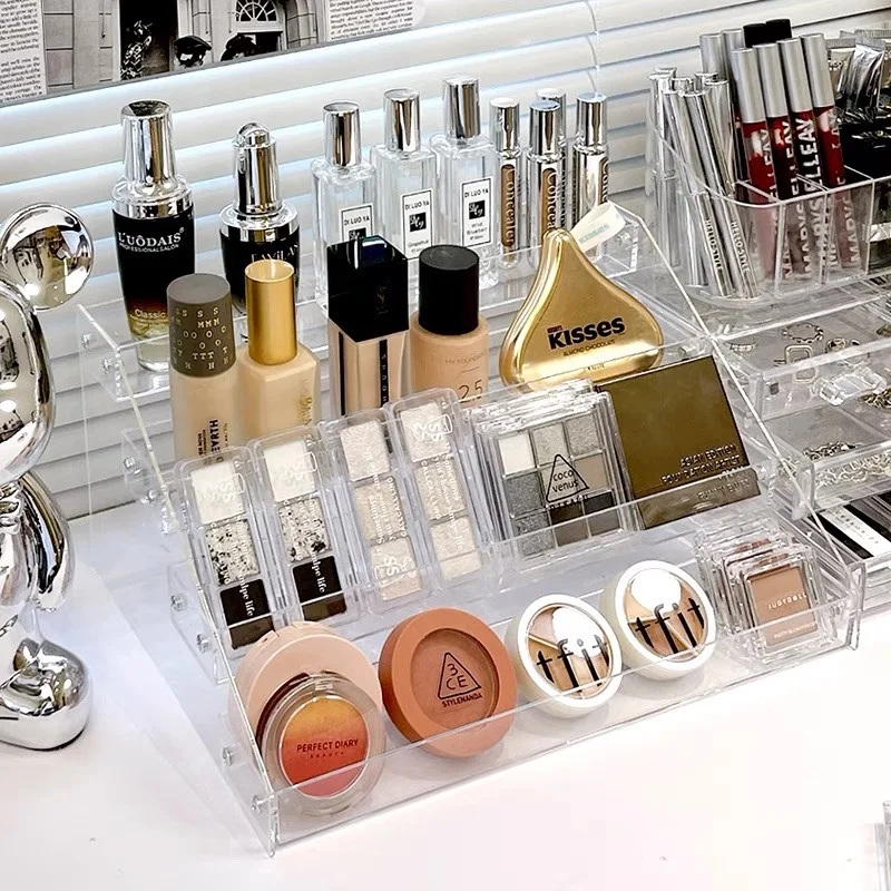 Acrylic Transparent Display Stand Organizer for Nail Polish Perfume Makeup