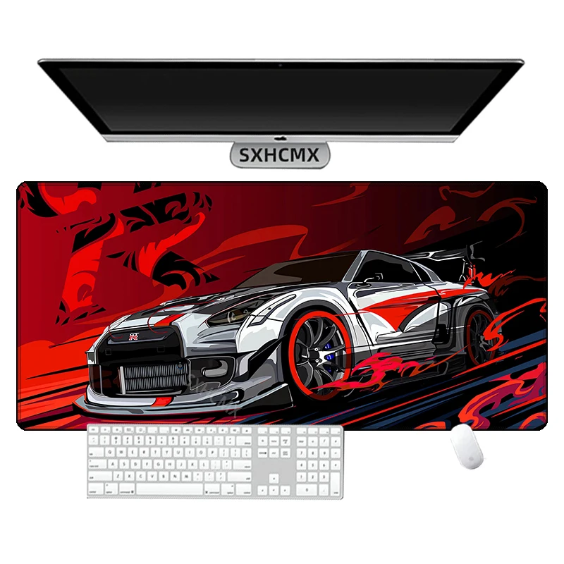سجادة ماوس ألعاب GTR كبيرة مضادة للانزلاق
