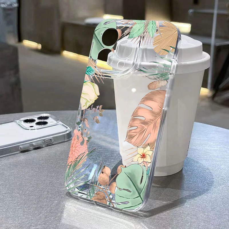 Vibrant Leaves Shockproof Phone Case - Soft, Durable, and Stylish Cover