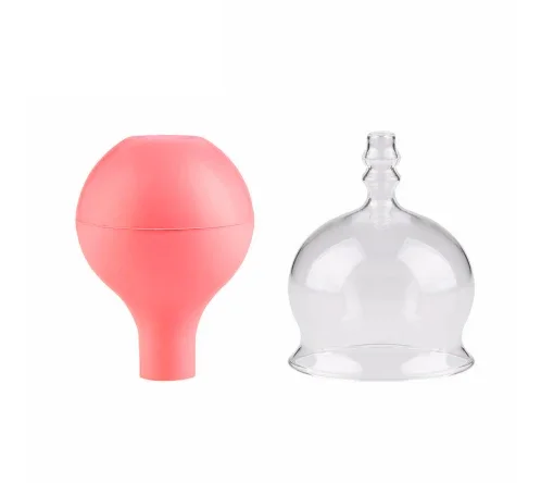 Zhongyan Taihe Brand Rubber Head Glass Vacuum Cupping Massage Health and Beauty Jar  cupping set 3