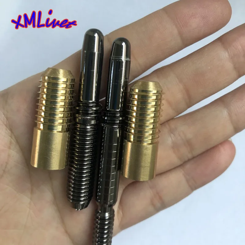 xmlivet plating black stainless steel uni-lock pool cue