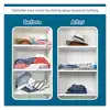 5 Pack Vacuum Compression Bags For Clothes 40x60cm 60x80cm 80x120cm Transparent Plastic Double-Zip Seal Airtight Storage Bag 4