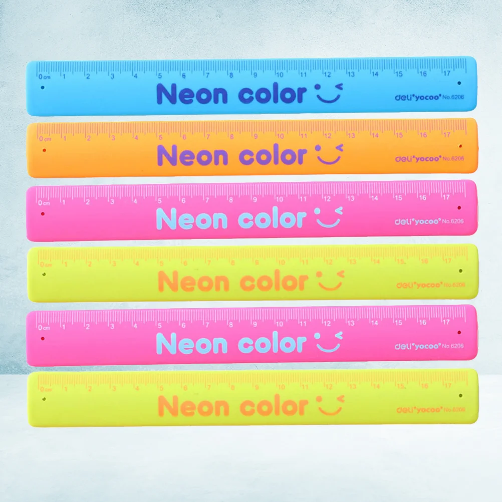 Ruler Snap Bracelets for Kids Slap Wrist Gifts Stocking Stuffers Childrens Toys Silicone Clap Puzzle Student