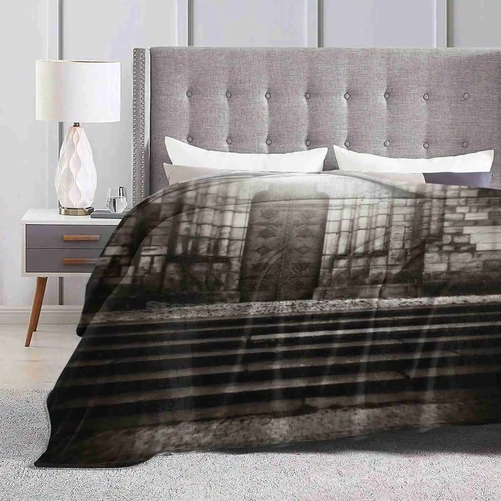 {Luminosity} Design Creativo Confortevole Coperta Di Flanella Calda The Holga Diaries Lomografia Lofi Light Leaks Bianco E Nero