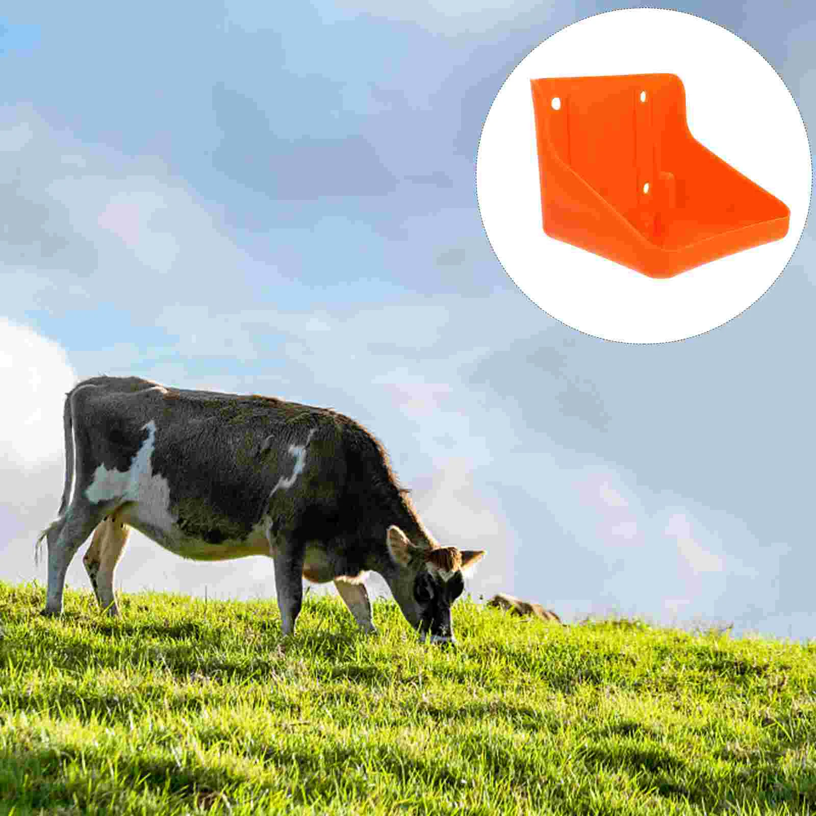 2 Pcs Cattle and Sheep Lick Brick Box Animal Hay Feeder Accessory Goat Horse Salt Rack Convenient Professional Pp Block Holder
