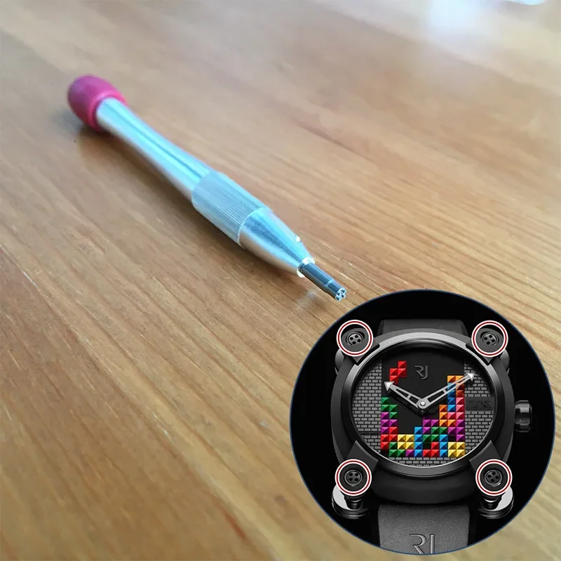 Cacciavite Quadrupede In Acciaio Per Rj Romain Jerome Donkey Kong & Space Imvaders E Tetris Strumenti Automatici Per Parti Di Orologi
