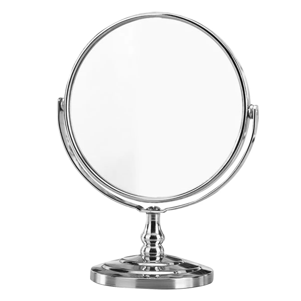

Двухстороннее увеличительное зеркало для макияжа, поворотное настольное зеркало для туалетного столика