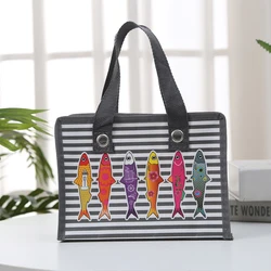 Charming Cartoon Eco - Friendly Tote Bag (DARK GRAY)