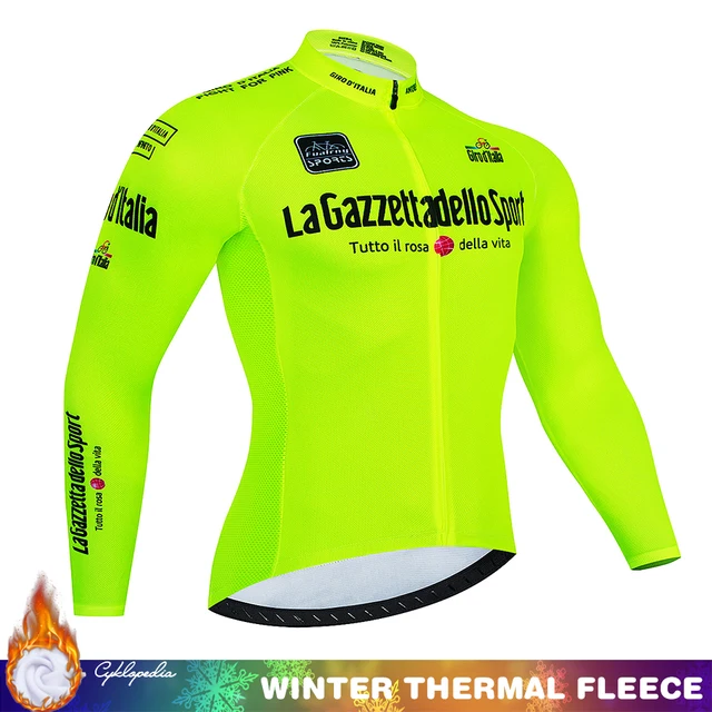 Tour Of Italy Winter Thermal Fleece Cycling Jersey Set Racing Cycling Suits Mountian Bicycle Cycling Clothing Ropa Ciclismo - AliExpress