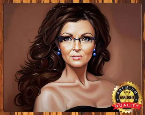 

Сара палин-Рисование-искусство для подписания-металлический знак