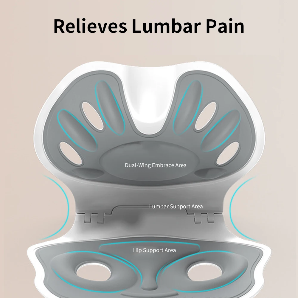 Back Support Sitting Posture Correction Office Chair Back Pain Relief Ergonomic Waist Protection Cushion Anti Hunchback Cushion 2