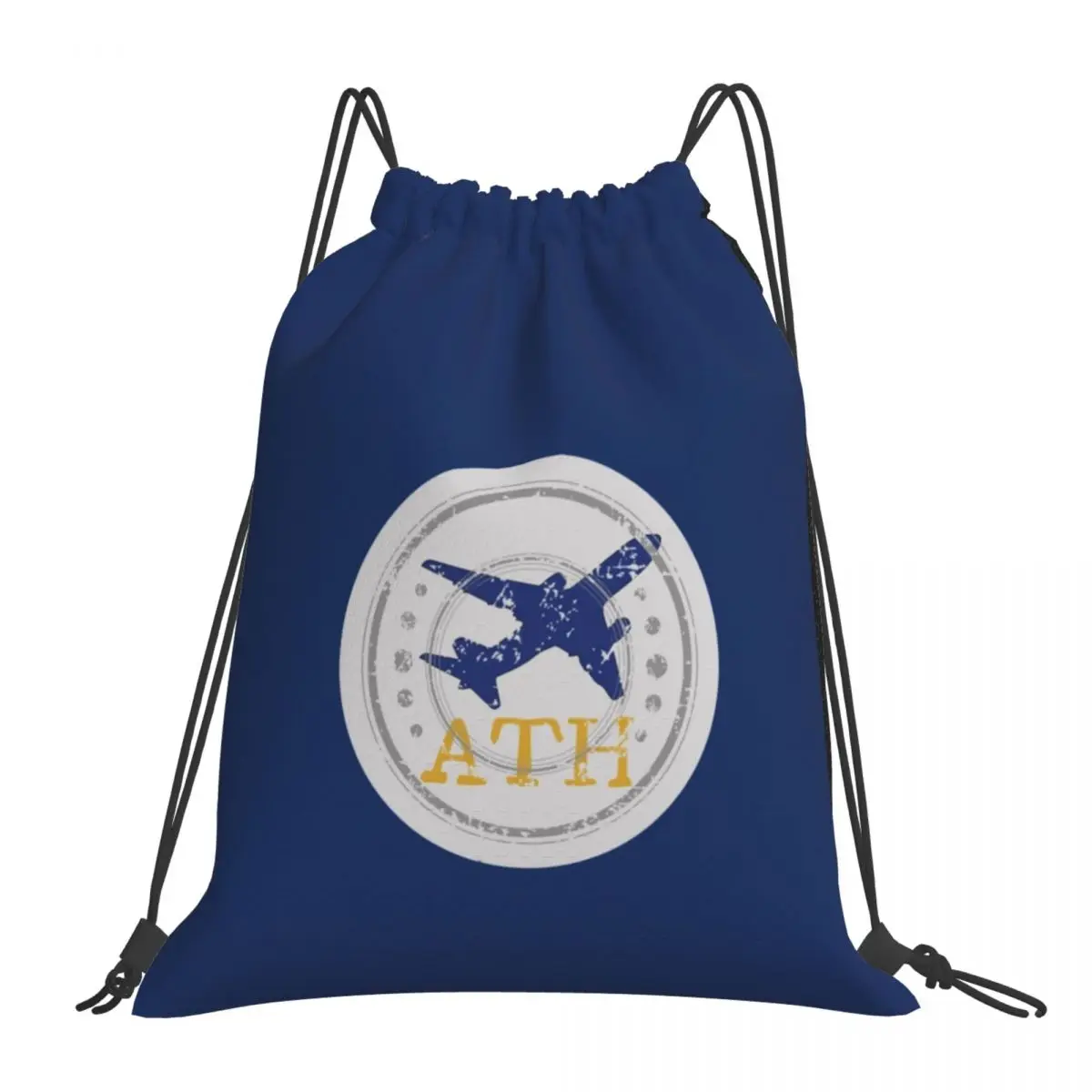 

Рюкзаки для международного аэропорта Афин, многофункциональные портативные сумки на шнурке, сумка на шнурке с карманами, спортивная сумка, сумки для книг