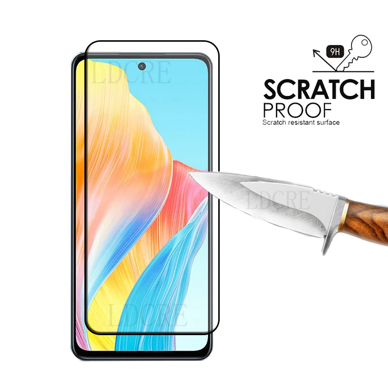 Volledig Afdekglas Voor Oppo A98 5G Glas Voor Oppo A98 5G Gehard Glas Full Lijm 9H Hd Screenprotector Oppo A98 5G Lensglas