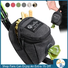 휴대용 개 훈련 치료 가방, 야외 애완견 치료 파우치, 강아지 간식 보상 허리 가방, 개 배변 가방, 개 캐리어 가방