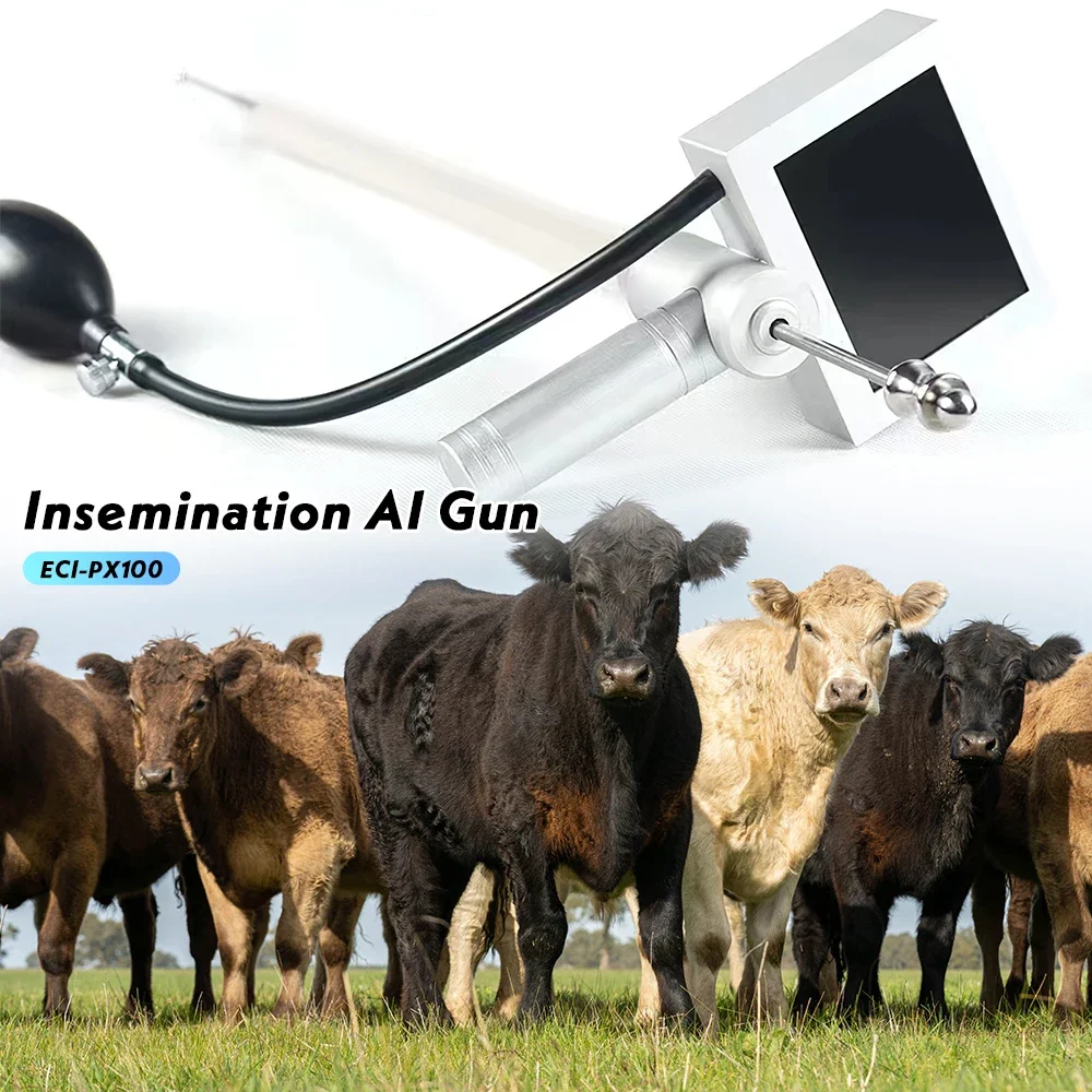 Veterinary Digital Artificial Insemination Gun Endoscope Sperm Insemination Tool
